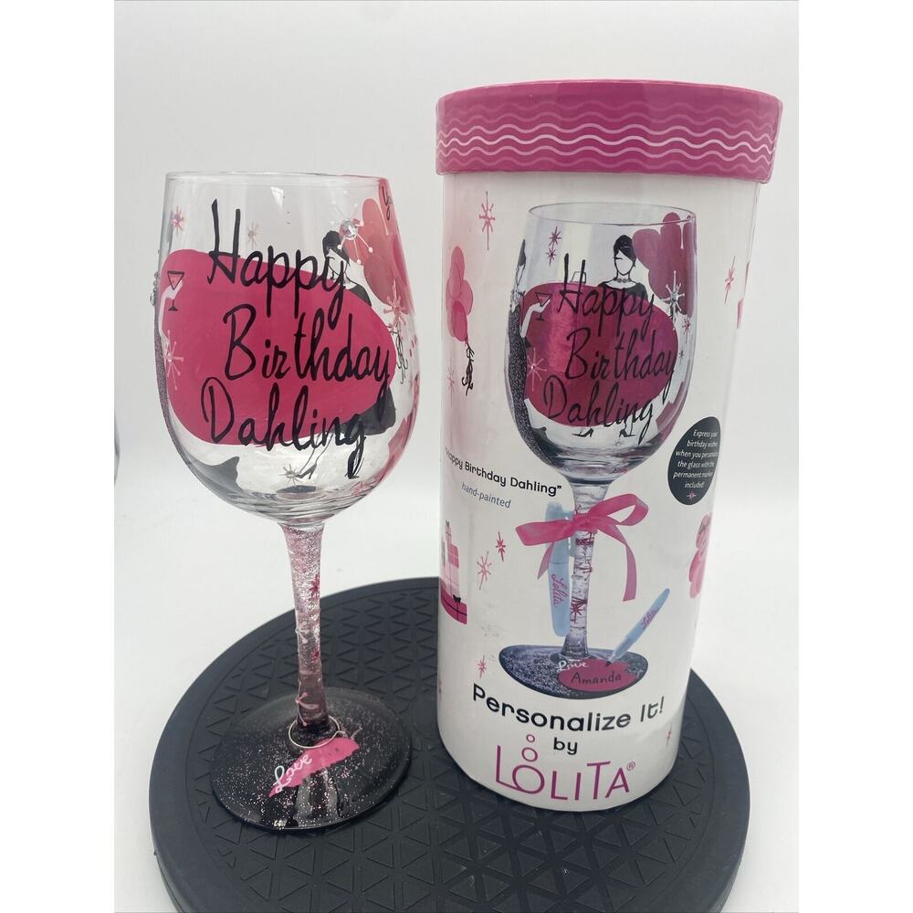 Lolita Happy Birthday Dahling Painted Ladies Balloons Wine Glass Cocktail Recipe